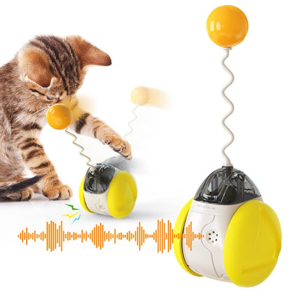 Electric Sounding Tumbler Cat Toy Funny Ball