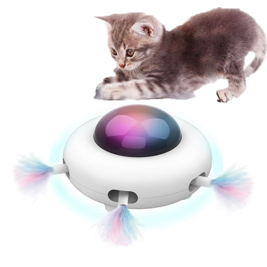 Gravity All Accompanying Automatic Feather Funny Cat Toy