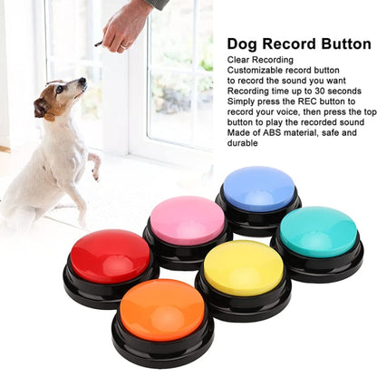 Pet Communication Button Dog Vocal Box Recording Vocalizer