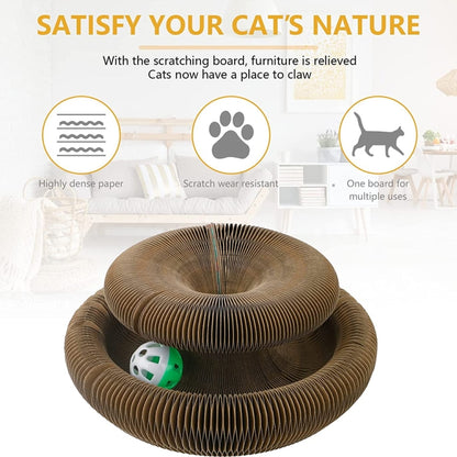 Organ Cat Scratching Board Cat Toys With Bell