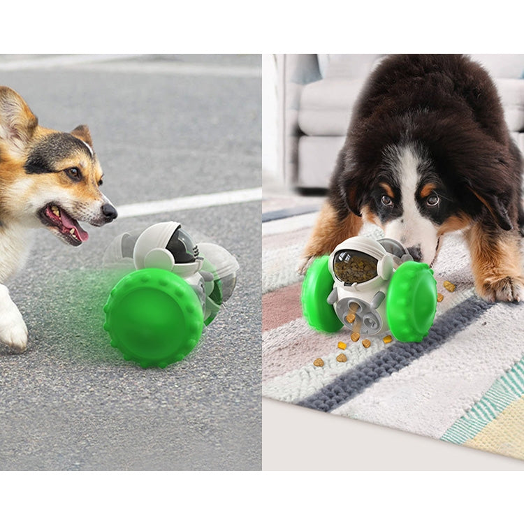 Dog Cat Toy Tumbler Balance Car Slow Food Leakage Device