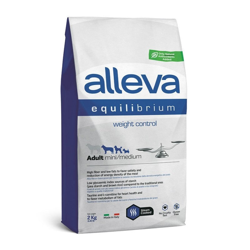 Alleva Equilibrium Adult Mini / Medium Dog Weight Control 2kg