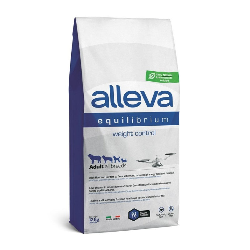 Alleva Equilibrium Adult All Breeds Dog Weight Control 12kg