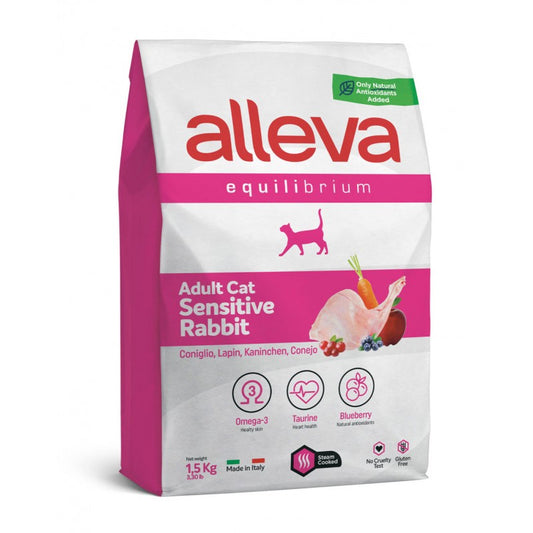 Alleva Equilibrium Adult Cat Sensitive Rabbit 1.5kg